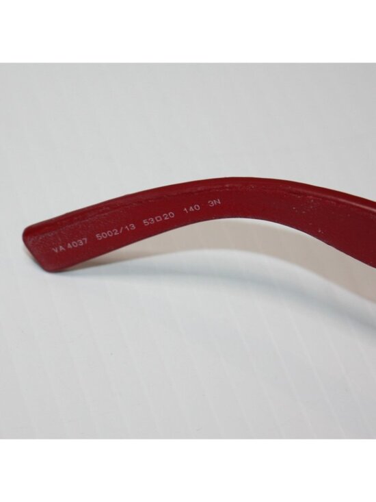 Valentino Women\'s 53mm Cat Eye Sunglasses in Havana Red Leather MSRP $430 main image 5
